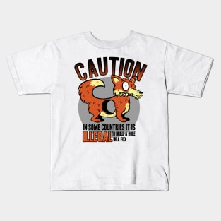 Caution Kids T-Shirt